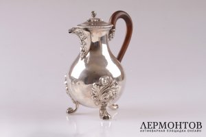 Кофейник. Francois Doyen. Серебро 950 пробы. XIX век. Франция