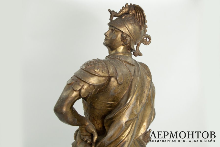 Скульптура Римский Легионер. Германия, авт. мод. Arthur Waagen, 1 пол. 20 в.  Шпиатр.