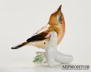 Статуэтка «Зарянка». Фарфор, Karl Ens, Германия, 1990-е годы