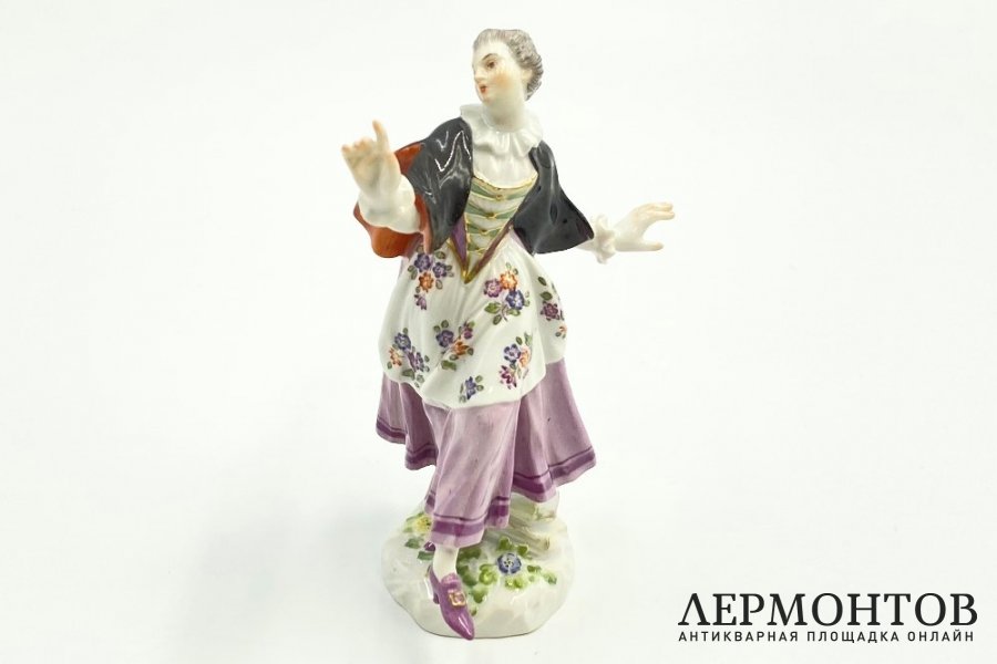 Статуэтка Танцовщица. Германия, Meissen, первая треть 20 века. Фарфор.
