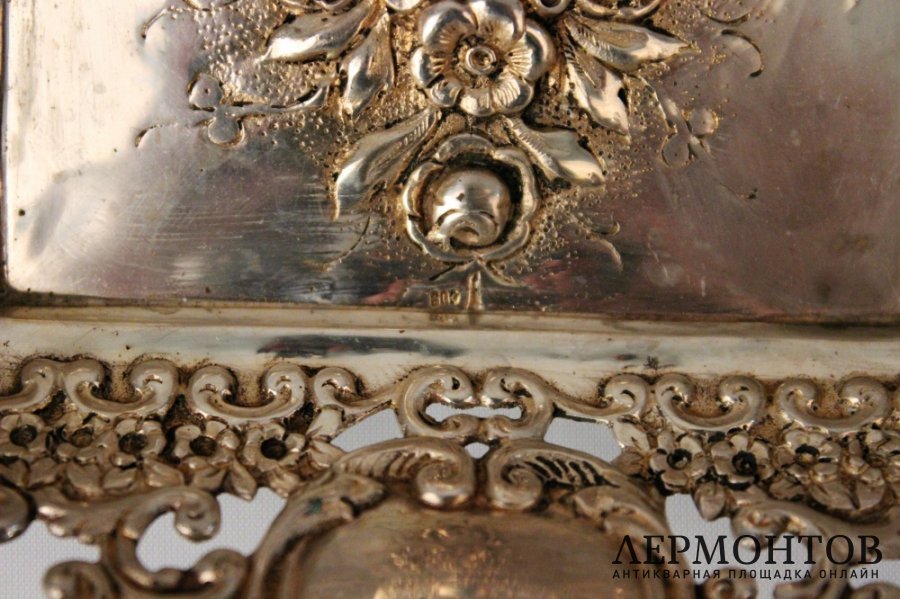 Ваза ажурная. Серебро 800 проба. Европа XX век.