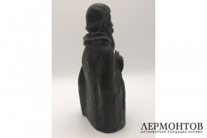 Скульптура Сергий Радонежский. Нина Николаевна Мухатаева. Бронза. 2-я половина ХХ в.