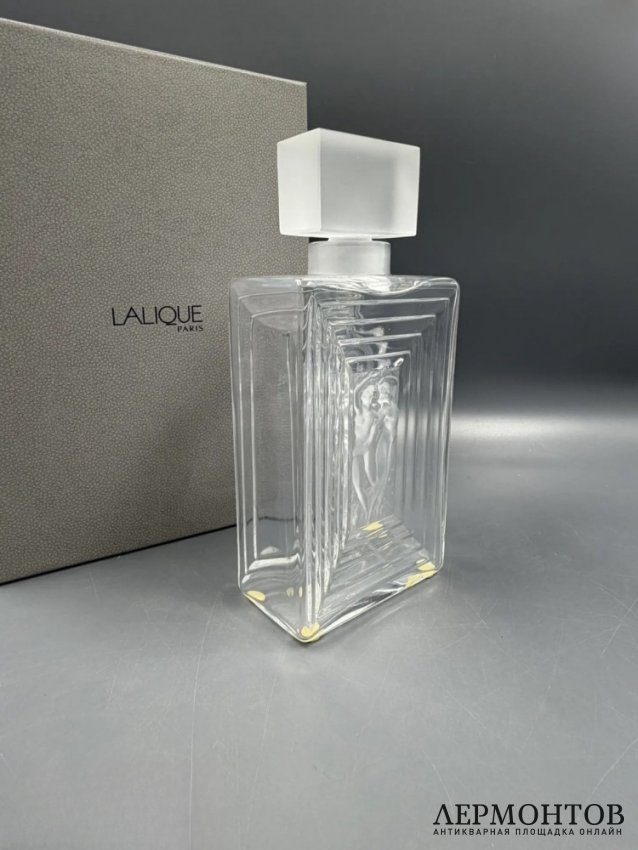 Флакон для духов «Duncan» в стиле ар-деко. Хрусталь, Lalique, Франция