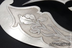 Набор для сервировки рыбы Art nouveau. Серебро 950. Франция