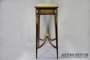 Консоль. Красное дерево, бронза, оникс. Франция, XIX век. 