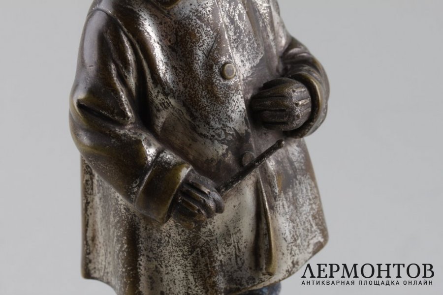 Скульптура Игра в серсо в стиле Ар Деко. Франция, авт.мод - Д. Чипарус. Бронза.