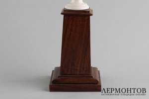 Бюст обнаженной девушки, ар-деко. Кость, дерево. Европа, 1930-е гг.