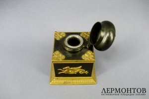 Письменный прибор. Металл. Франция, XIX век.