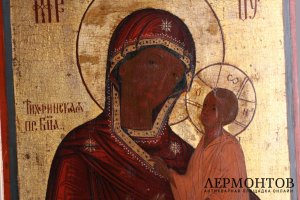 Икона Тихвинская Божья Мать Россия, 1 пол. 18 в. Русский Север.