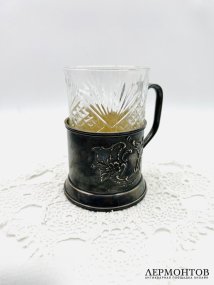 Подстаканник. Серебро 84 пробы, Г. Клингерт, Россия, 1899–1908 годы