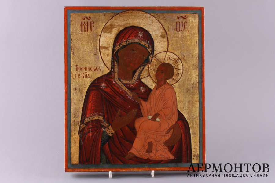 Икона Тихвинская Божья Мать Россия, 1 пол. 18 в. Русский Север.