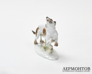 Статуэтка «Бегущая борзая». Фарфор, Rosenthal, Германия