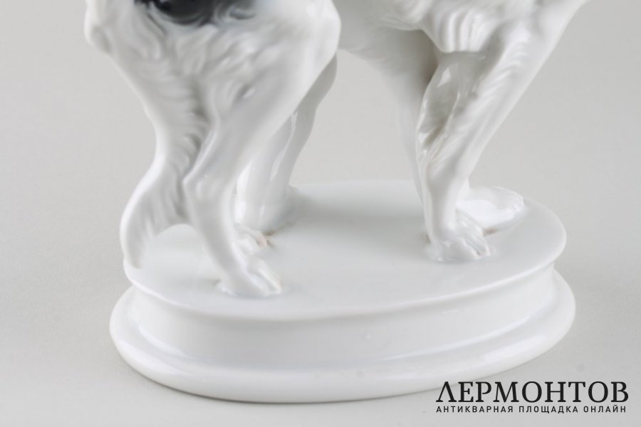 Статуэтка. Путти и русская борзая. Фарфор. Rosenthal. XX в.
