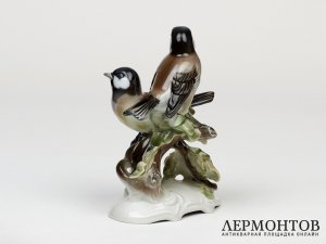 Статуэтка «Синицы». Фарфор, Rosenthal, Германия, 1953 год