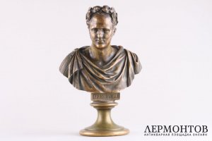 Бюст Александр I. Бронза Ф. Шопен. Россия, 1870-е годы.