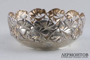Ваза-фруктовница. Серебро 84 пробы. Российская империя.