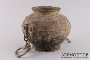 Сосуд типа Ю. Китай, 16 - 18 вв. Бронза, литье, ковка. Экспертиза.