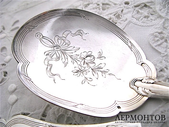 Сервировочный набор. Серебро 950. Франция