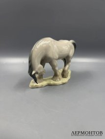 Статуэтка «Конь-тяжеловоз». Фарфор, Lladro, Испания