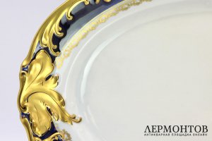 Столовый сервиз. Фарфор, кобальт. Подарок Н.Хрущева, провенанс, собрание Н.Г.Игнатова