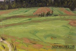 Картина Дубовской Н.Н. Дорога в поле. 1903 год.