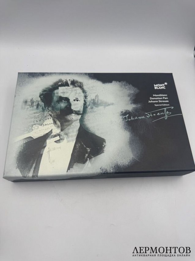 Ручка-роллер «Johann Strauss» с музыкальной шкатулкой. Смола, Montblanc