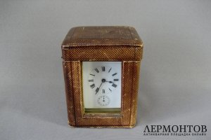 Каретные часы в оригинальном футляре. Франция, Париж. XIX век.