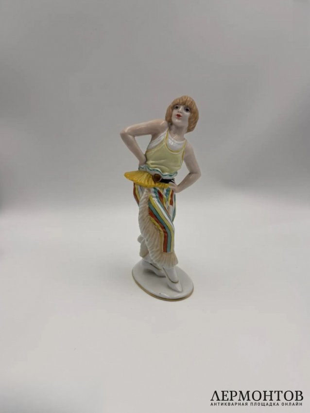 Статуэтка «Юмореска» (танцовщица Ло Хессе). Фарфор, роспись, Rosenthal, Германия, 1922 год