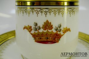 Кофейная пара. Фарфор. Европа, XIX век