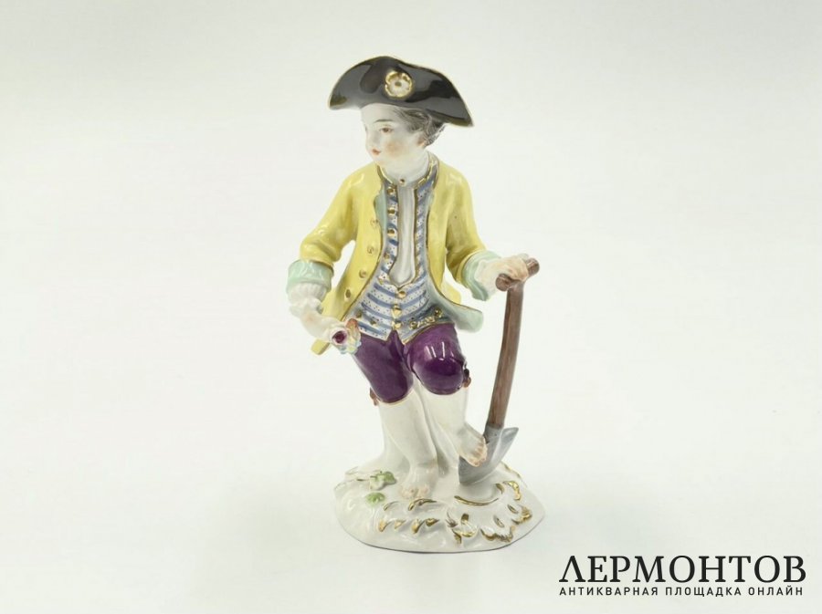Статуэтка Садовник. Meissen, 1 пол. 20 века. Фарфор, роспись.