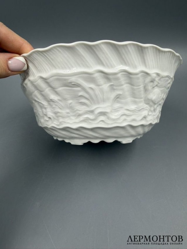 Салатник из «Лебединого сервиза», 18,5 см. Фарфор, Meissen, Германия
