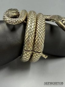 Браслет «Двухголовая змея». Серебро 925 пробы, Tom Ford