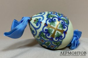 Яйцо пасхальное. Россия, ИФЗ, кон. 19 век. Фарфор. 