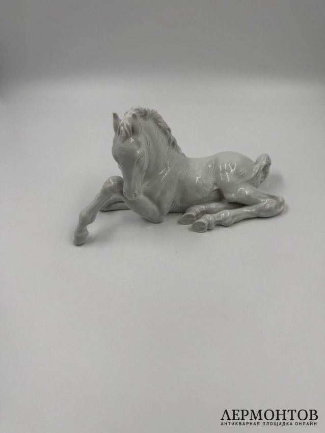 Статуэтка «Жеребёнок». Фарфор, Meissen, Германия, 1-я половина 20 века