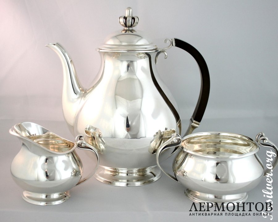 Сервиз Cohr. Art Deco. Серебро 925. Дания