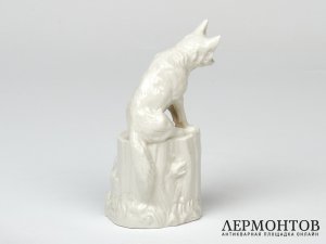 Статуэтка «Лиса». Фарфор, Nymphenburg, Германия, 1976–1996 годы