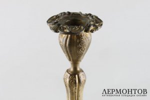 Подсвечник. Бронза. Фабрика Ф. Белинга. Российская империя, 2-я половина XIX века