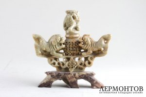 Ароматница. Мыльный камень, резьба. Китай, XIX век.