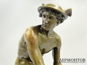 Скульптура Меркурий. Франция, Пигаль, 1870-е гг. Бронза, мрамор.