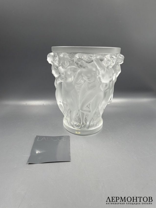 Ваза «Вакханки», выпуск 1000 экземпляров. Хрусталь, Lalique, Франция