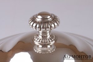 Большое блюдо для овощей. Серебро 950 пробы. Франция