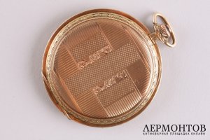 Часы карманые женские Longines. Золото 585. Швейцария, начало ХХ века. 
