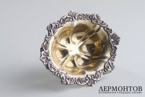 Солонки.Серебро 84 пробы, золочение. Российская империя, 1858 год.