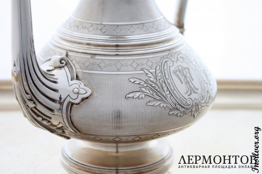 Кофейник Cardeilhac. Серебро 950. Франция