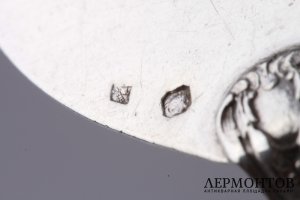 Набор для закусок Tetard Freres. Серебро 950. Франция