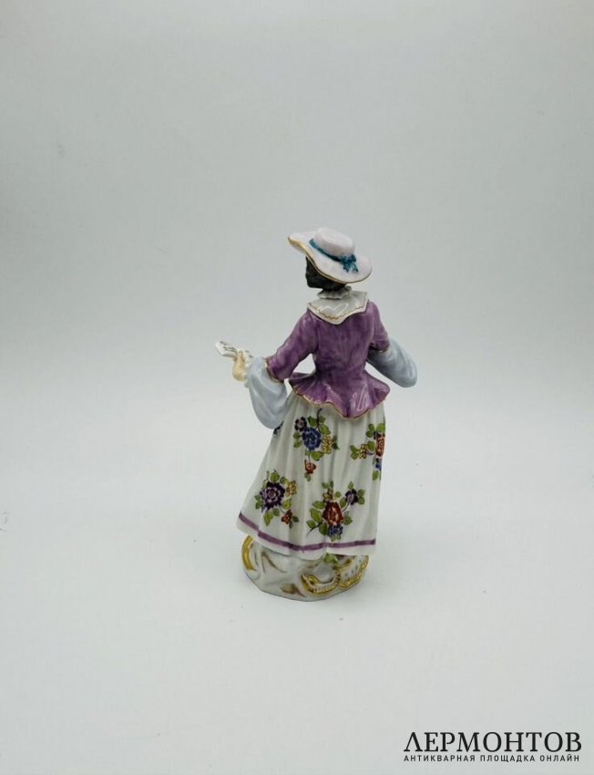 Статуэтка «Певица». Фарфор, роспись, Meissen, Германия, 1-я половина 20 века