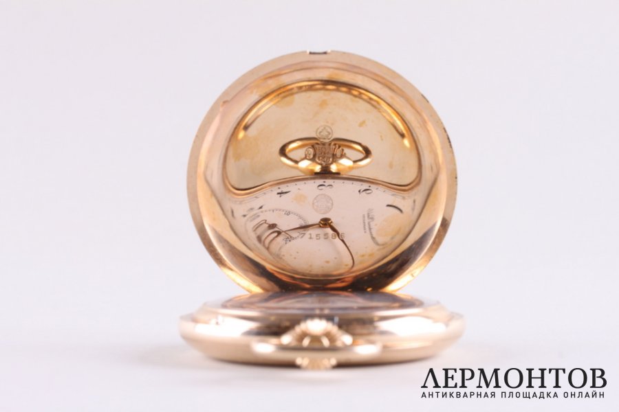 Часы мужские карманные International Watch Co. Золото 585. Швейцария, 1900е-1920е