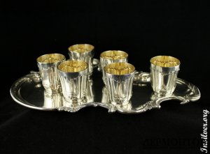 Ликерный набор Gross. Серебро 950. Франция