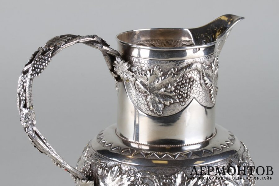 Кувшин для воды. Серебро 800 пробы. Португалия, 1886-1938 гг.