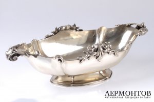 Ваза для фруктов Miracoli. СЕРЕБРО 800. Италия